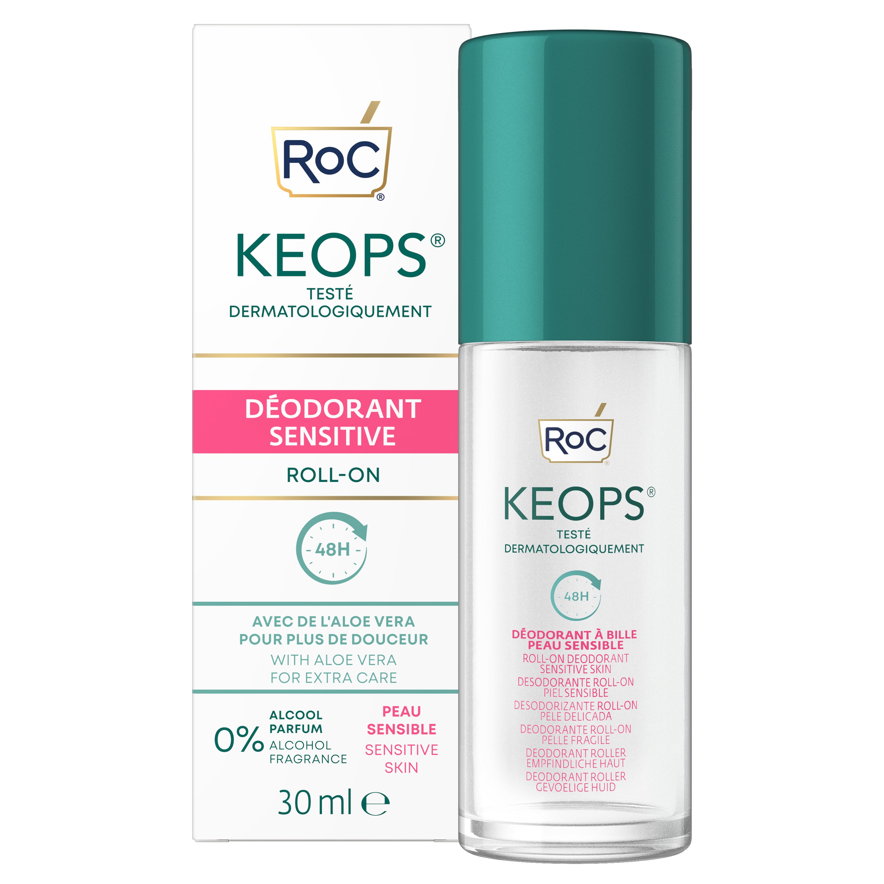 KEOPS® DESODORANTE ROLL ON PIEL SENSIBLE 30ML