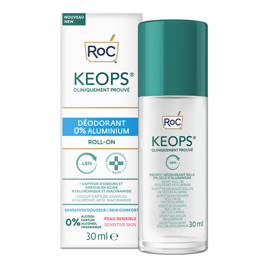 KEOPS® DESODORANTE ROLL ON 0% SALES DE ALUMINIO