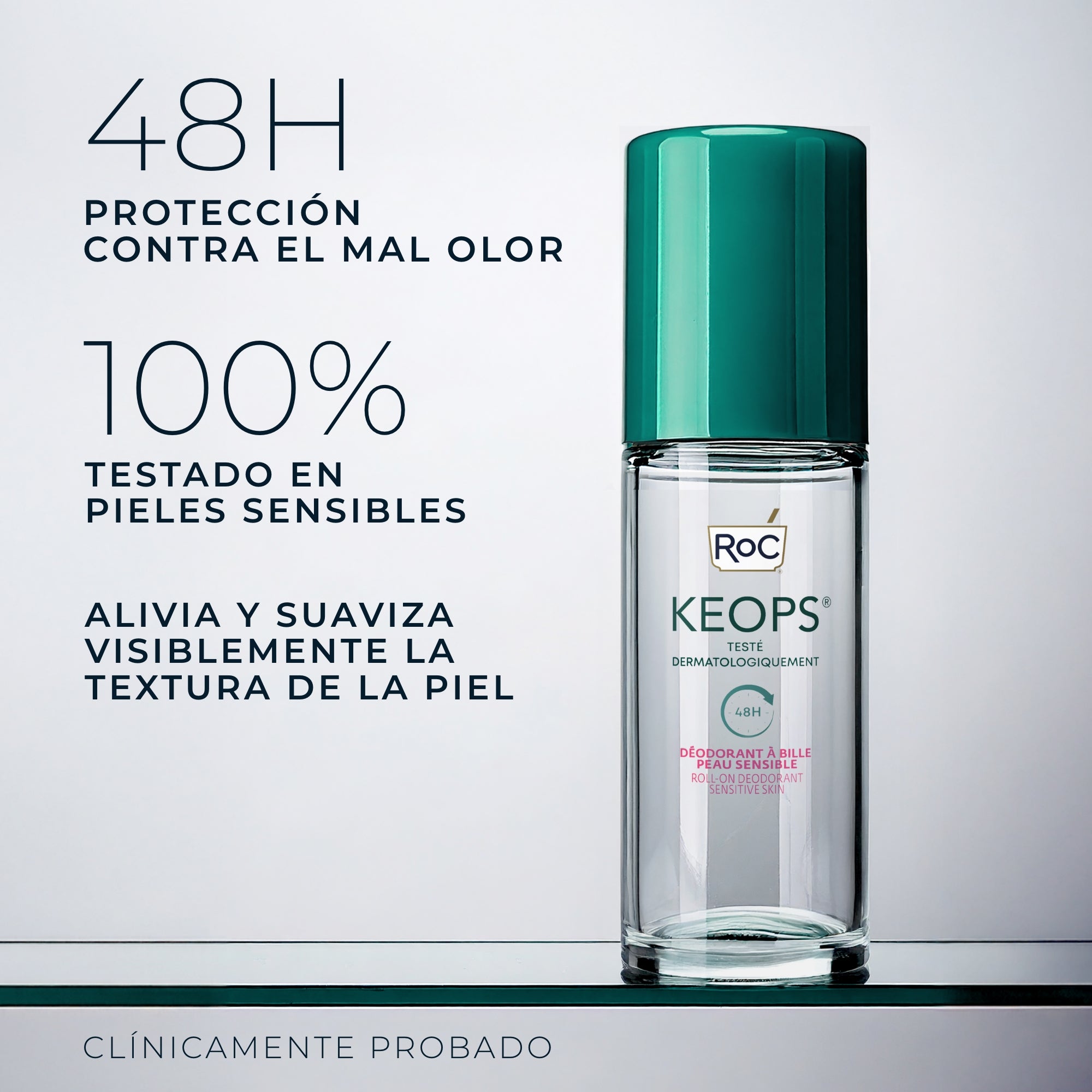 KEOPS® DESODORANTE ROLL ON PIEL SENSIBLE 30ML