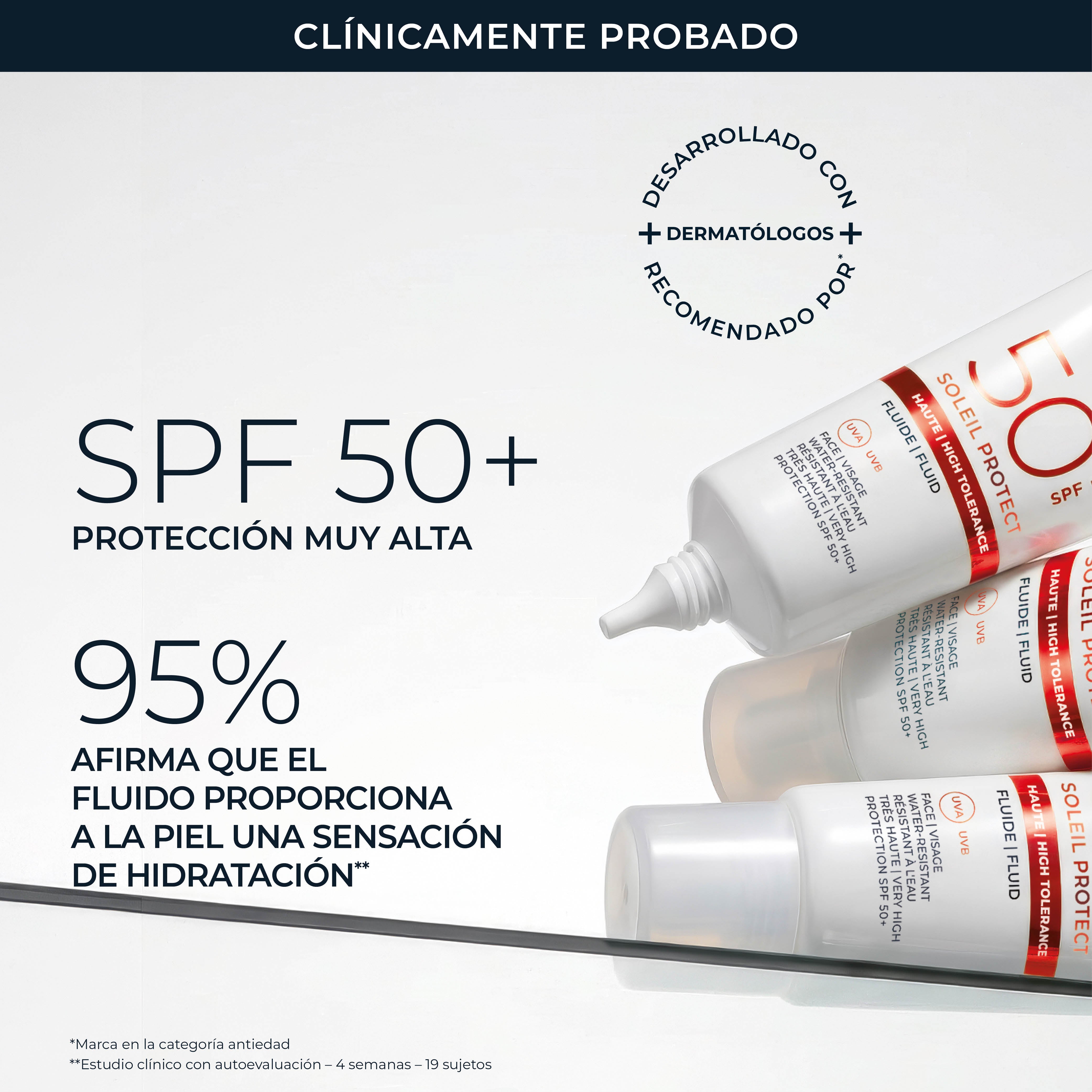 RoC® SOLEIL PROTECT FLUIDO ALTA TOLERANCIA SPF50+ 50ml