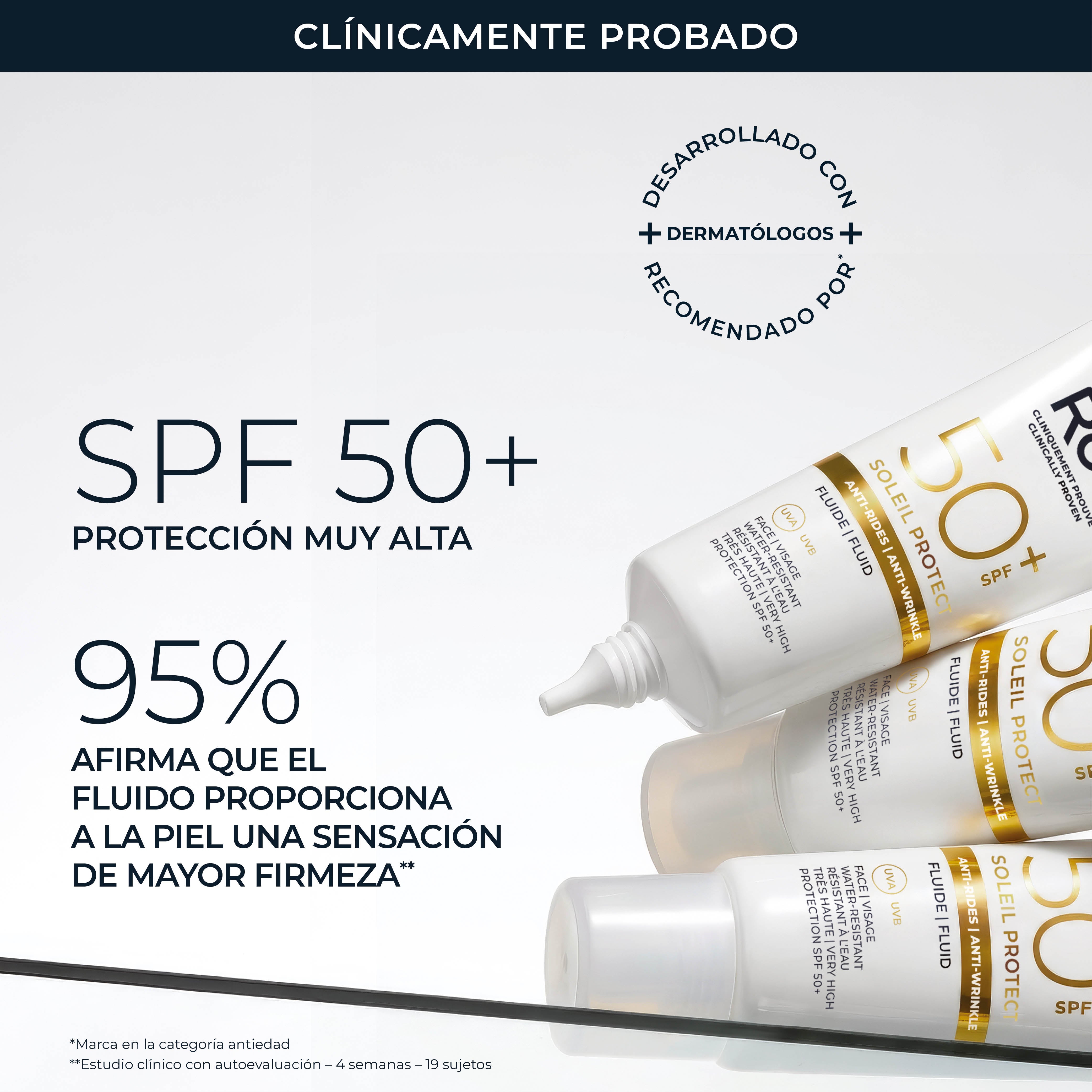 RoC® SOLEIL PROTECT FLUIDO ANTIARRUGAS SPF50+ 50ml