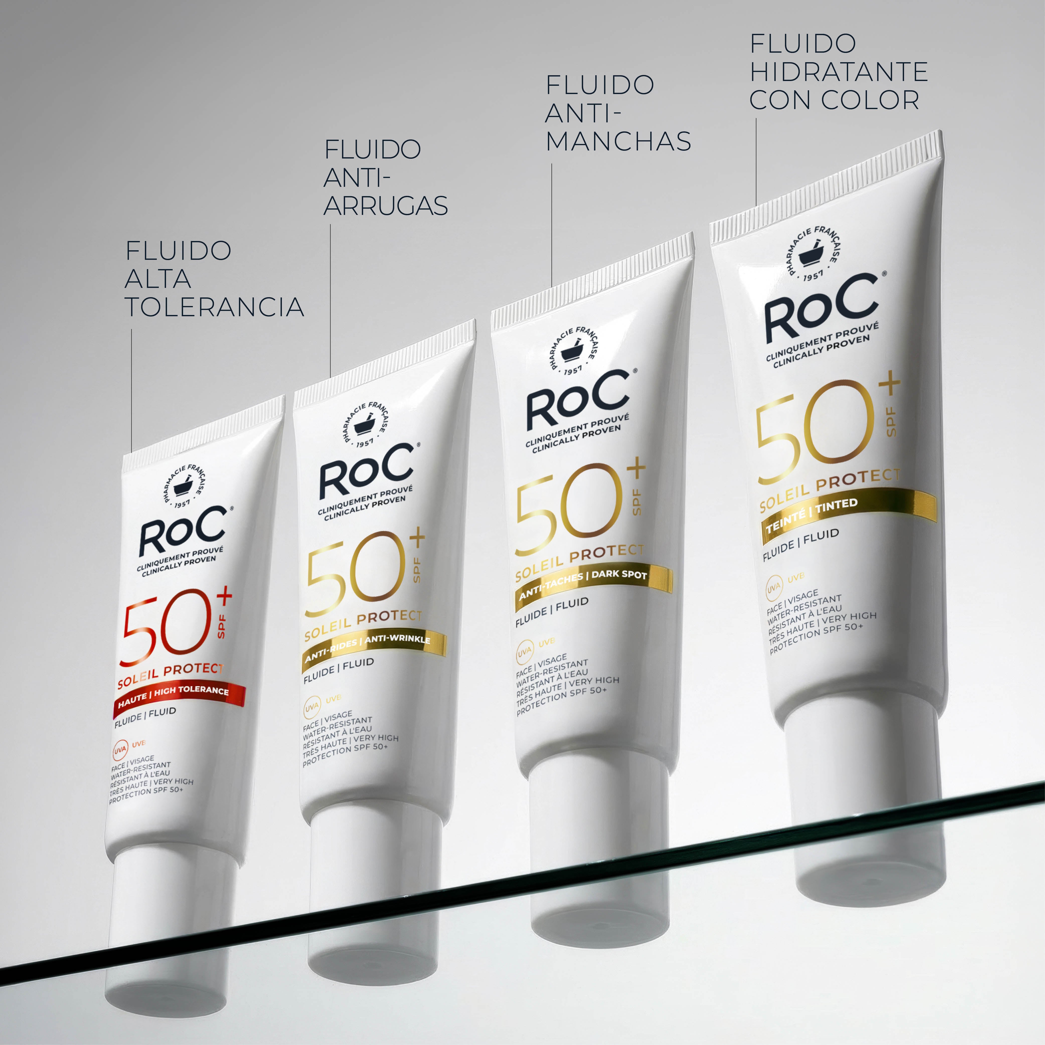 RoC® SOLEIL PROTECT FLUIDO ANTIMANCHAS SPF50+ 50ml
