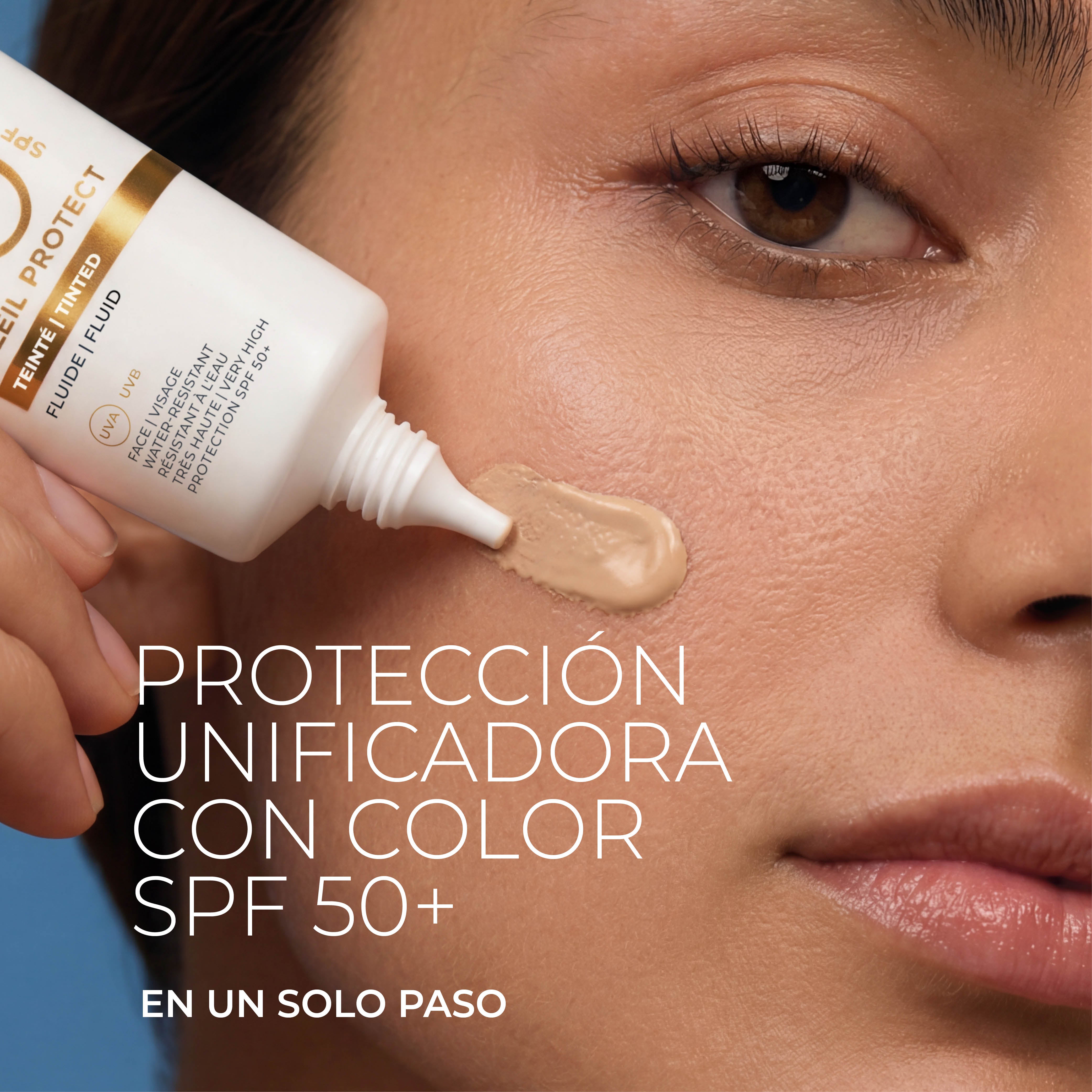 RoC® SOLEIL PROTECT FLUIDO HIDRATANTE CON COLOR SPF50+ 50ml