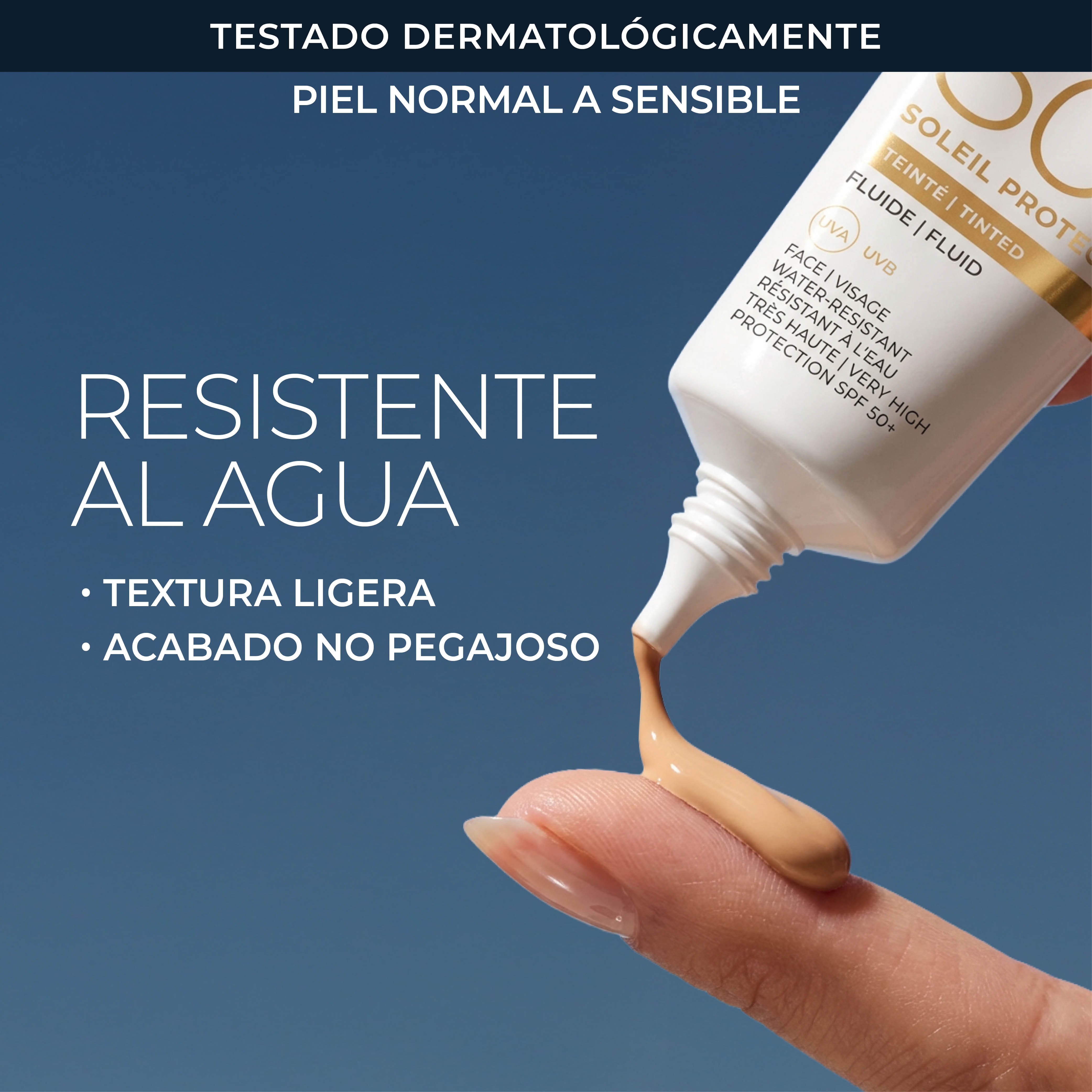 RoC® SOLEIL PROTECT FLUIDO HIDRATANTE CON COLOR SPF50+ 50ml