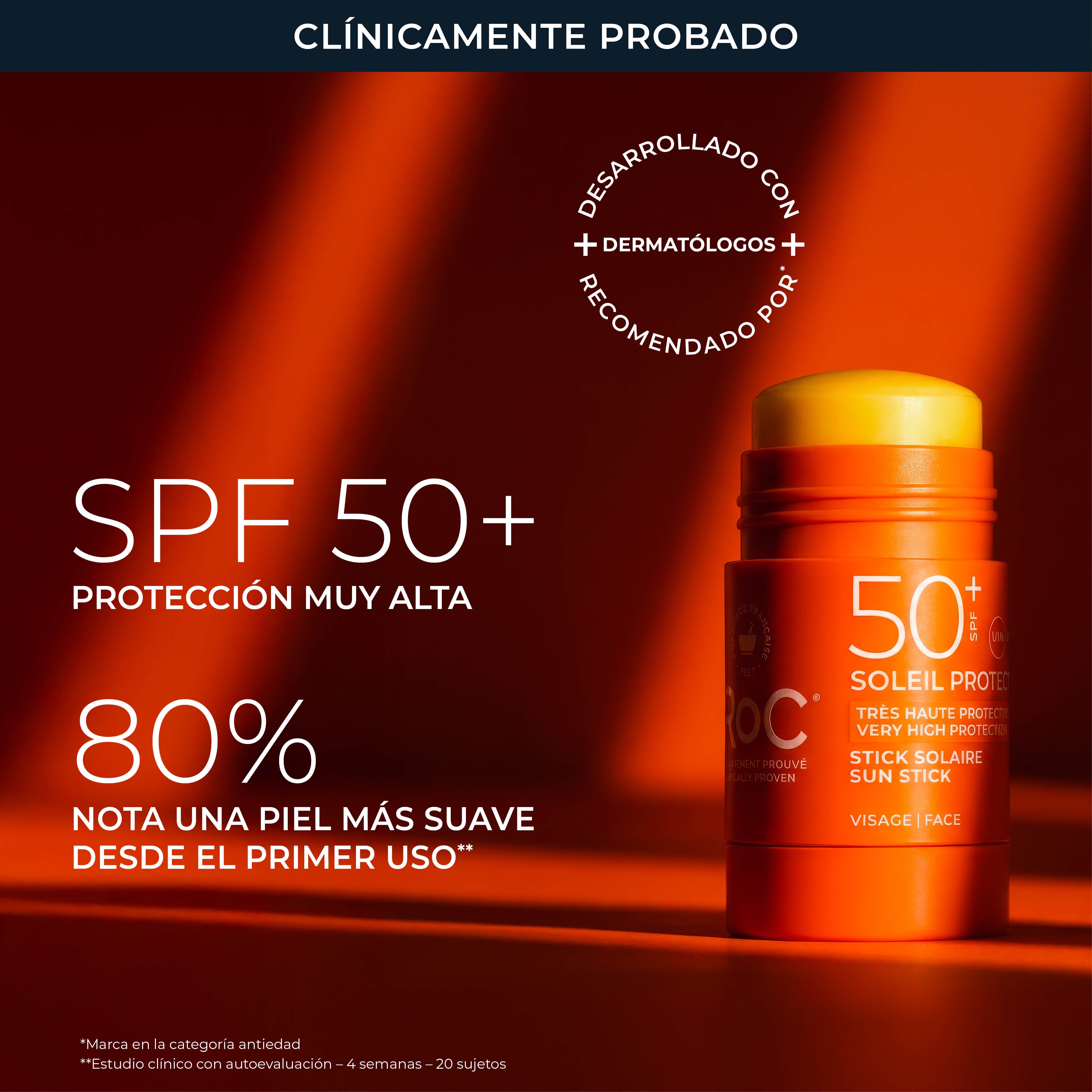 RoC® SOLEIL PROTECT  STICK SOLAR HIDRATANTE SPF50+ 15G