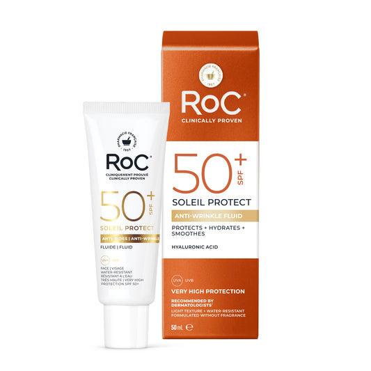 RoC® SOLEIL PROTECT FLUIDO ANTIARRUGAS SPF50+