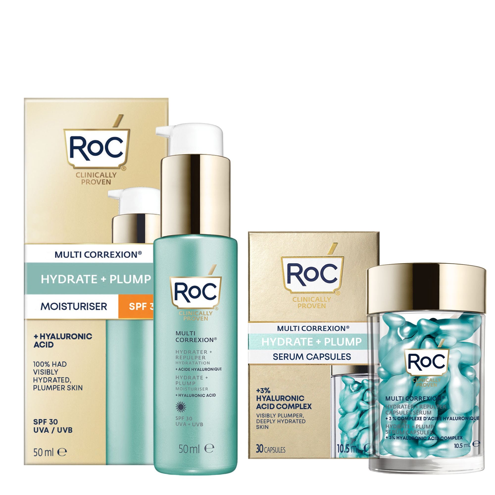 RoC® HYDRATE + PLUMP DUO PACK PROMOCIONAL