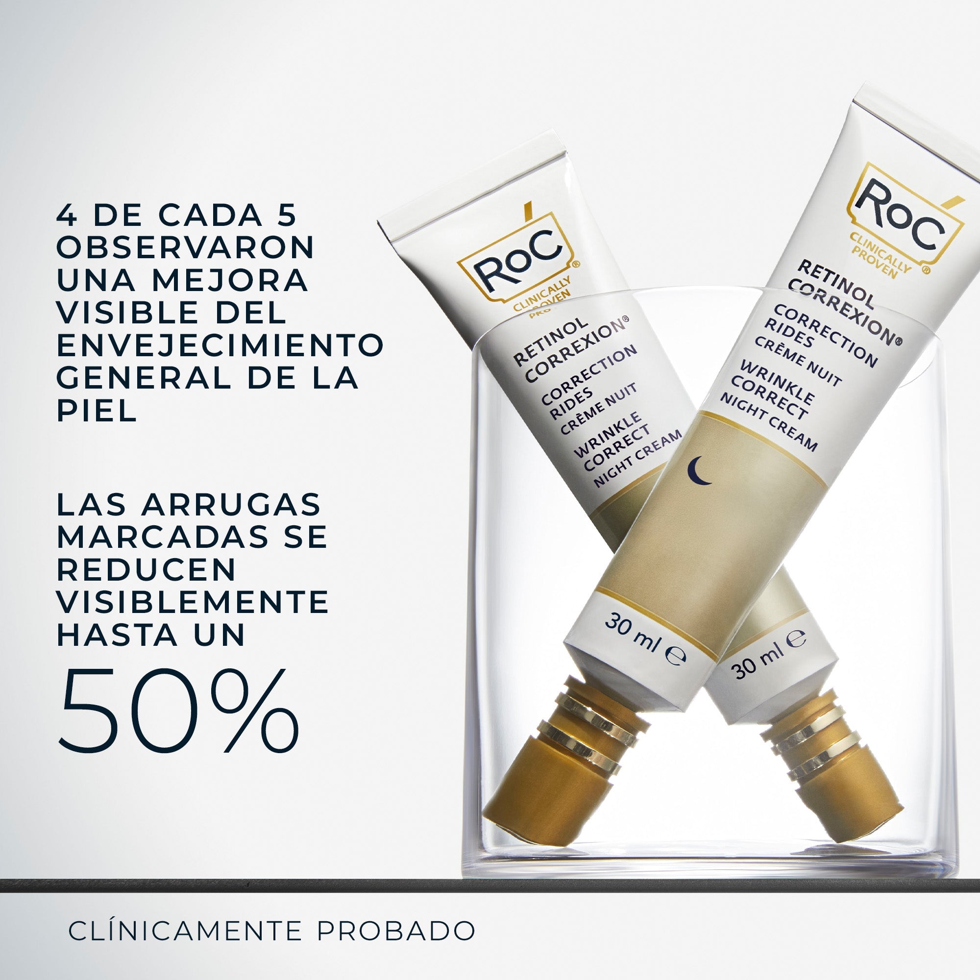 RoC® WRINKLE CORRECT CREMA NOCHE 30ML