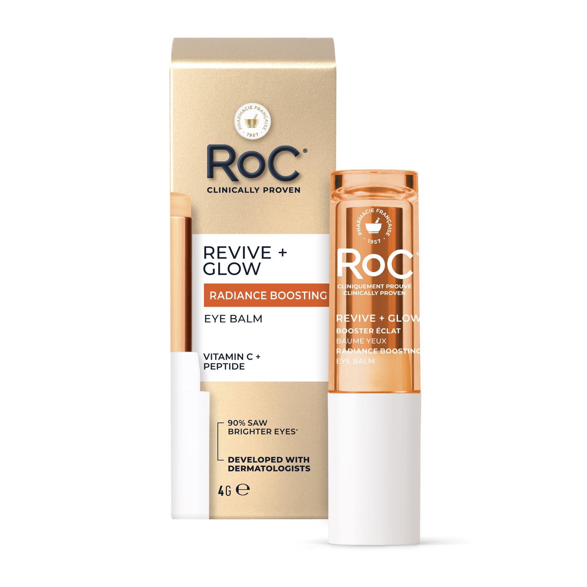 RoC REVIVE + GLOW Eye Balm 15ml