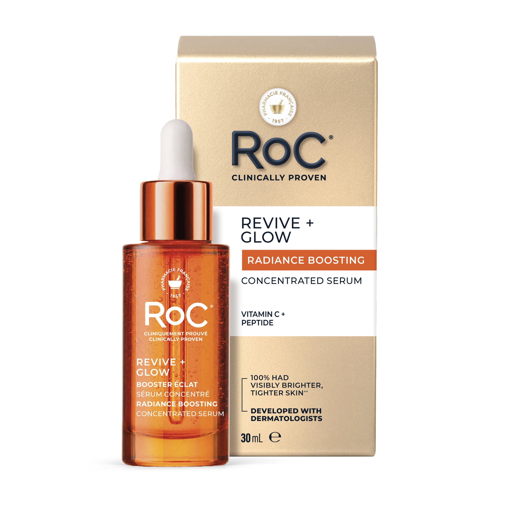 RoC REVIVE + GLOW Sérum 30ml